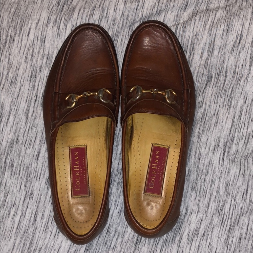 ColeHaan City loafer leather very nice size 10
